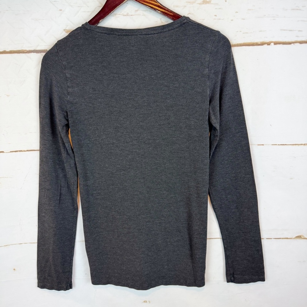 Majestic Paris | Gray Long Sleeve Tee, M - Picture 6 of 6